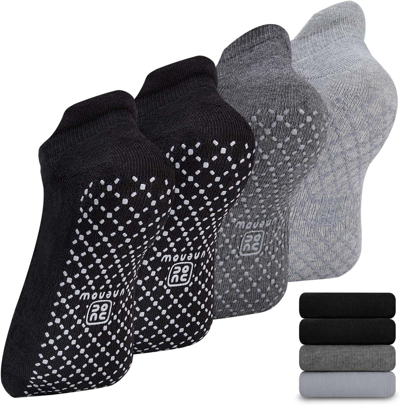 Ultimate Comfort Non-Slip Grip Socks for Yoga, Pilates, and Home Use - Perfect for All Activities!