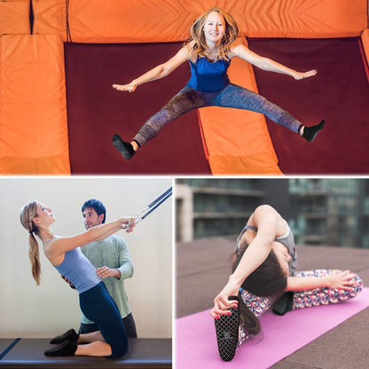 Ultimate Comfort Non-Slip Grip Socks for Yoga, Pilates, and Home Use - Perfect for All Activities!