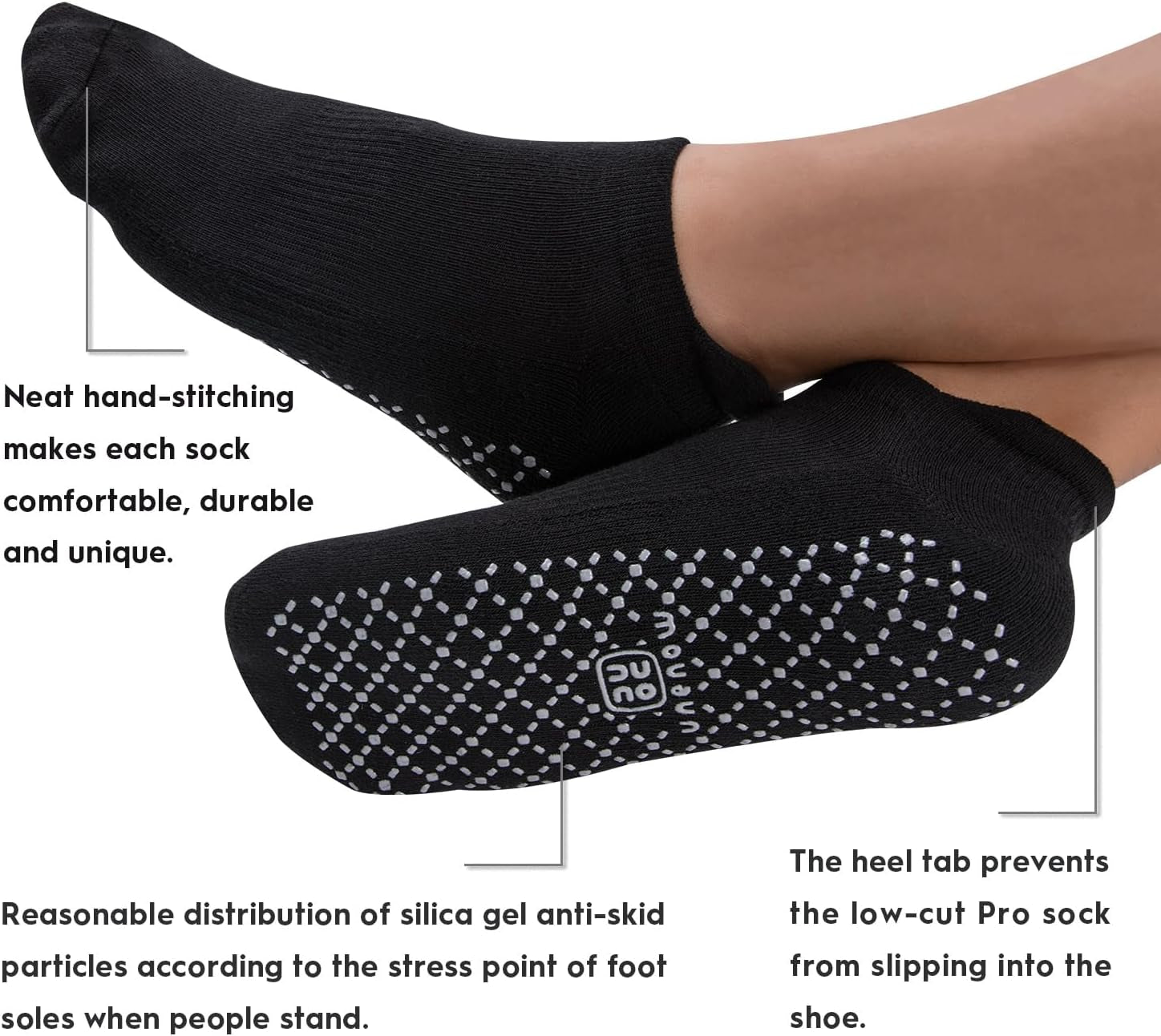 Ultimate Comfort Non-Slip Grip Socks for Yoga, Pilates, and Home Use - Perfect for All Activities!