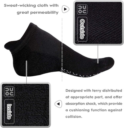 Ultimate Comfort Non-Slip Grip Socks for Yoga, Pilates, and Home Use - Perfect for All Activities!