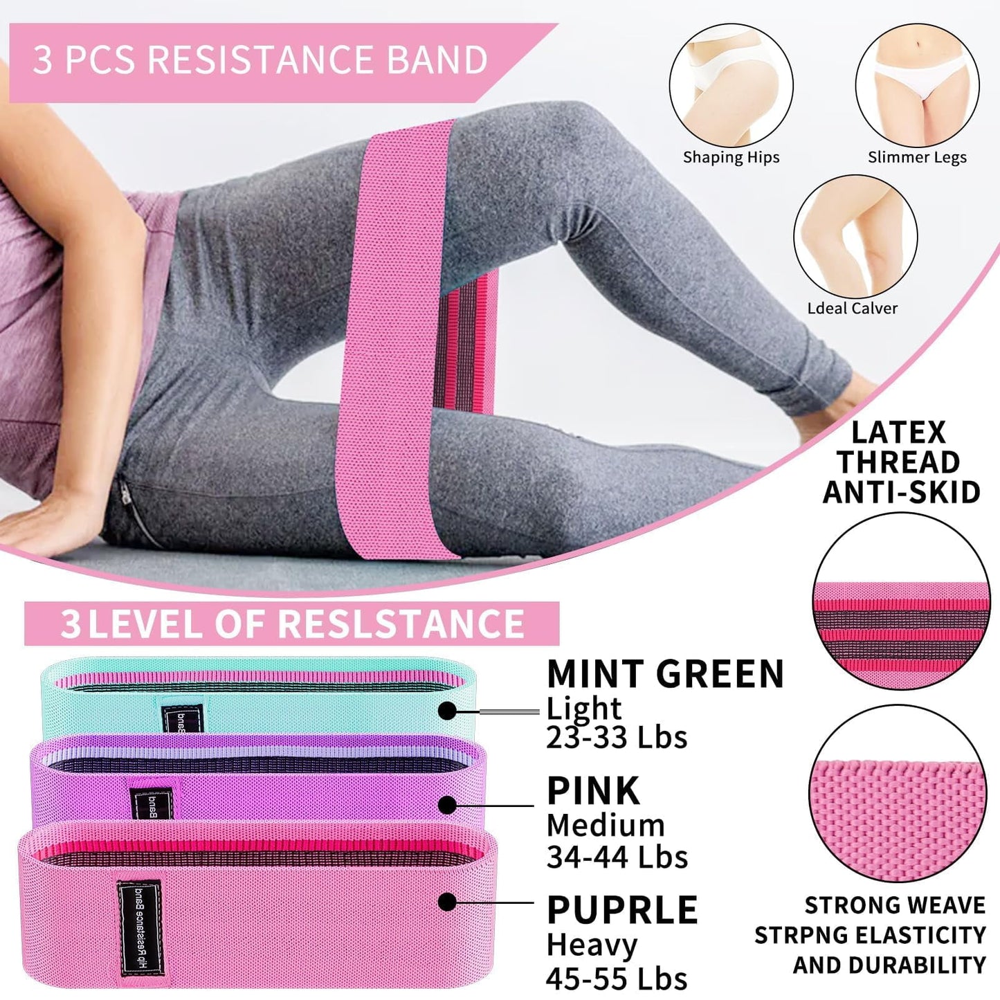 Elevate Your Workouts with the Ultimate 9-Piece Barbell Pad Set in Stylish Pink – Includes Everything You Need for Hip Thrusts and Leg Training!