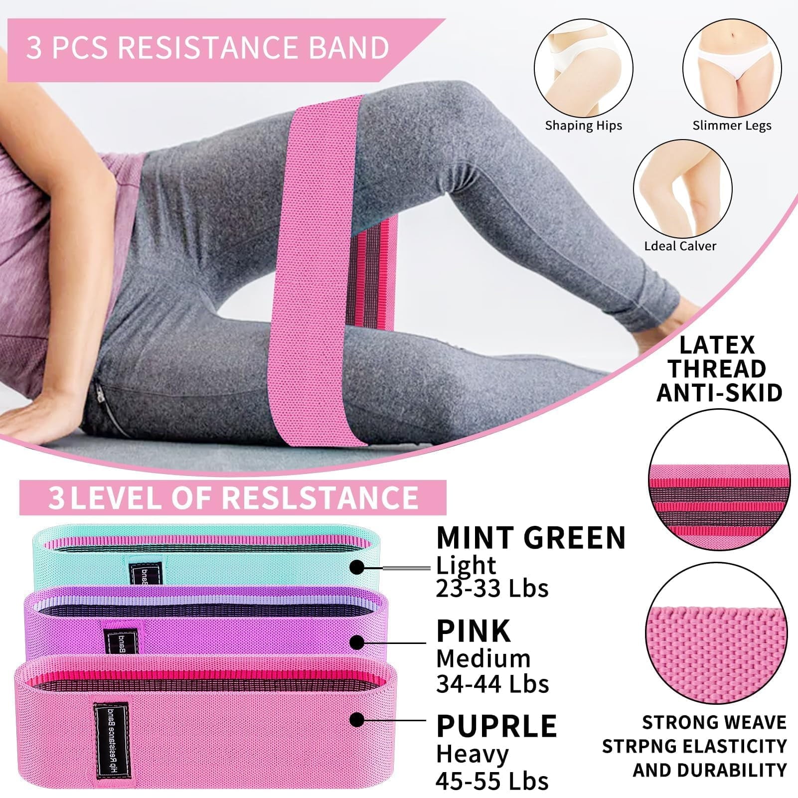 Elevate Your Workouts with the Ultimate 9-Piece Barbell Pad Set in Stylish Pink – Includes Everything You Need for Hip Thrusts and Leg Training!