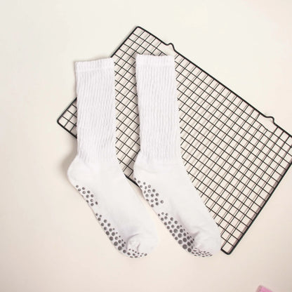 Elevate Your Practice with Our Wholesale Mid-Calf Yoga Socks - Anti-Slip, Sweat-Absorbing Comfort for Women